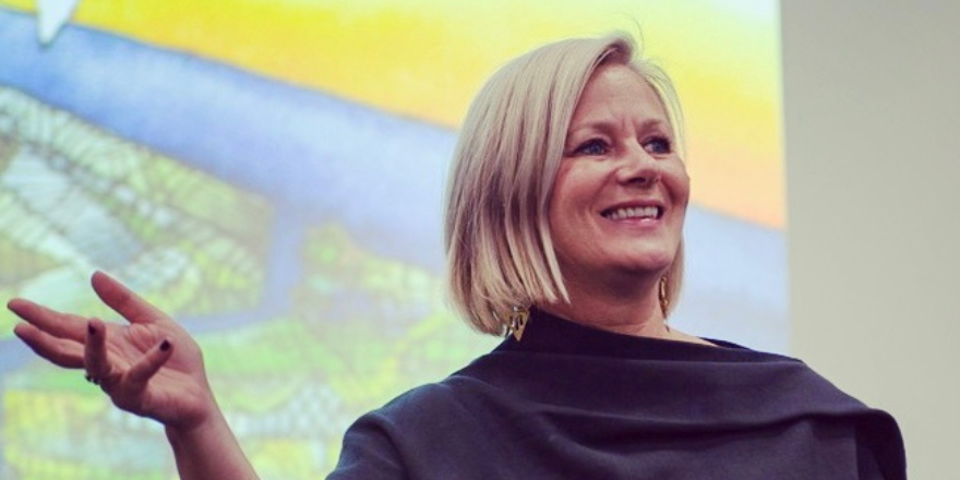 Professor delivering lecture