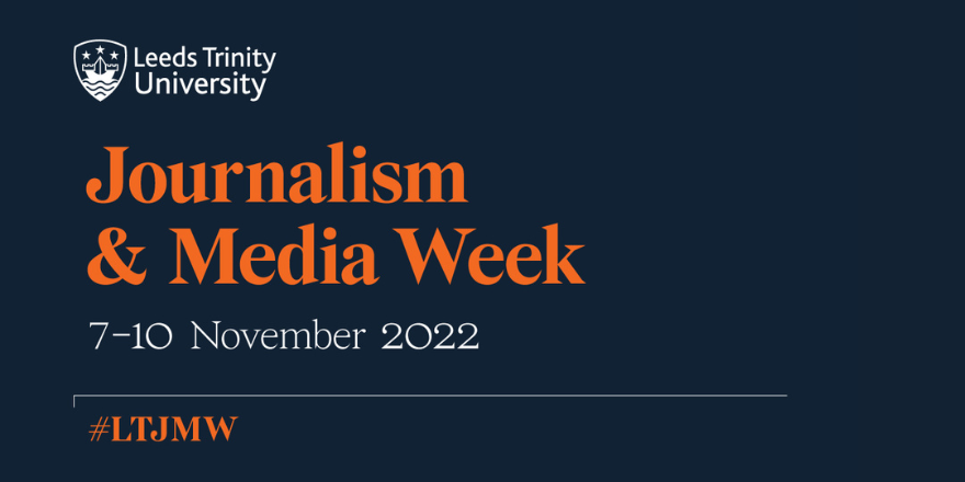 Journalism & Media Week 2022 Graphic