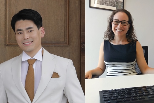 From left ro right: Dr Chanki Moon and Dr Laura De Pretto