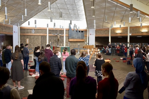 Leeds Retreat in partnership with Youth 2000 in University Chapel